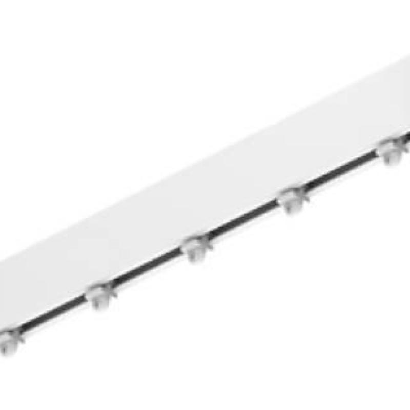 Variabilní kolejnice, vhodná i pro přepažování místností